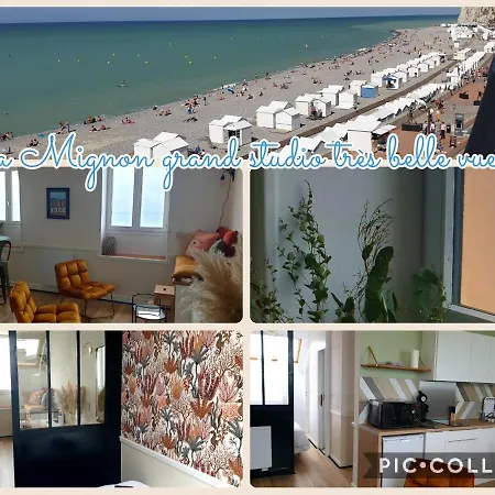 Villa Mignon Grand Studio Vue Mer Mers-les-Bains Buitenkant foto
